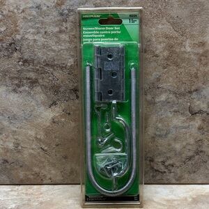 Hillman Screen Storm Door Set 853124 Hardware Essentials Hinges Handle Zinc New